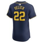 Milwaukee Brewers Pro Shop – mens milwaukee brewers christian yelich nike navy alternate home elite player jersey Team Clothing and Headwear