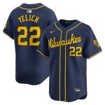 Milwaukee Brewers Pro Shop – mens milwaukee brewers christian yelich nike navy alternate limited player jersey Team Clothing and Headwear