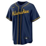Milwaukee Brewers Pro Shop – mens milwaukee brewers christian yelich nike navy alternate replica player jersey Team Clothing and Headwear