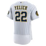 Milwaukee Brewers Pro Shop – mens milwaukee brewers christian yelich nike white alternate authentic player jersey Team Clothing and Headwear