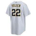 Milwaukee Brewers Pro Shop – mens milwaukee brewers christian yelich nike white alternate replica player jersey Team Clothing and Headwear