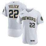 Milwaukee Brewers Pro Shop – mens milwaukee brewers christian yelich nike white team alternate authentic player jersey Team Clothing and Headwear