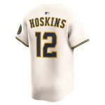 Milwaukee Brewers Pro Shop – mens milwaukee brewers rhys hoskins nike cream alternate limited player jersey Team Clothing and Headwear