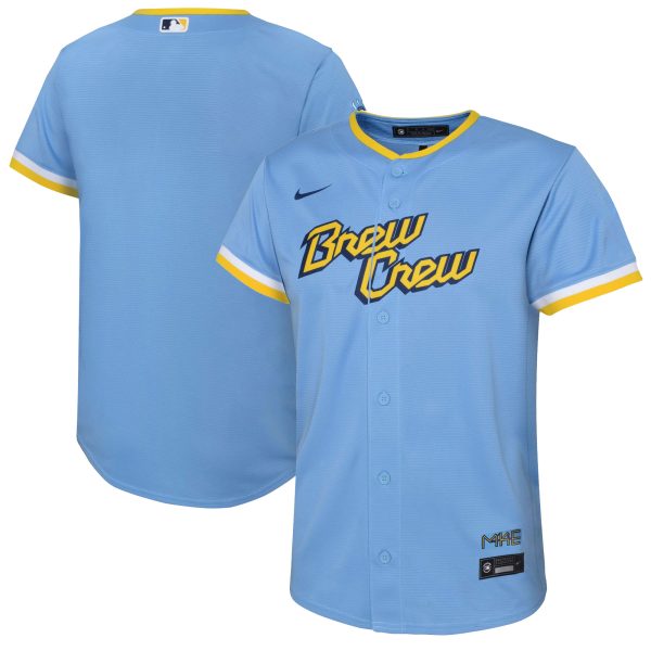 Milwaukee Brewers Pro Shop – preschool milwaukee brewers nike powder blue city connect replica team jersey Team Clothing and Headwear