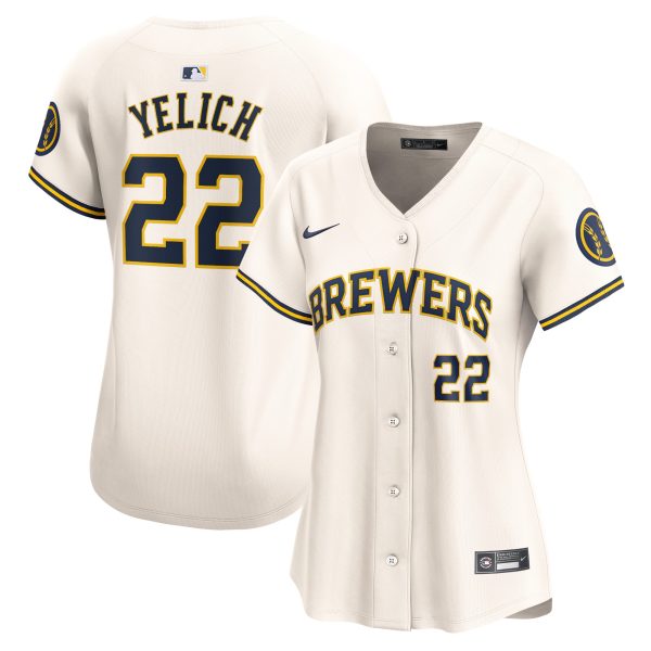 Milwaukee Brewers Pro Shop – womens milwaukee brewers christian yelich nike cream home limited player jersey Team Clothing and Headwear