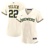 Milwaukee Brewers Pro Shop – womens milwaukee brewers christian yelich nike cream home replica player jersey Team Clothing and Headwear
