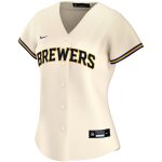 Milwaukee Brewers Pro Shop – womens milwaukee brewers nike cream home replica custom jersey Team Clothing and Headwear