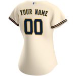 Milwaukee Brewers Pro Shop – womens milwaukee brewers nike cream home replica custom jersey Team Clothing and Headwear
