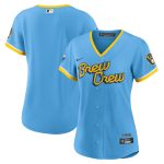 Milwaukee Brewers Pro Shop – womens milwaukee brewers nike powder blue city connect replica team jersey Team Clothing and Headwear