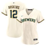 Milwaukee Brewers Pro Shop – womens milwaukee brewers rhys hoskins nike white home replica jersey Team Clothing and Headwear
