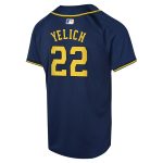 Milwaukee Brewers Pro Shop – youth milwaukee brewers christian yelich nike navy alternate limited player jersey Team Clothing and Headwear