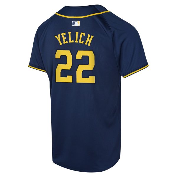 Milwaukee Brewers Pro Shop – youth milwaukee brewers christian yelich nike navy alternate limited player jersey Team Clothing and Headwear