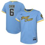 Milwaukee Brewers Pro Shop – youth milwaukee brewers lorenzo cain nike powder blue city connect replica player jersey Team Clothing and Headwear